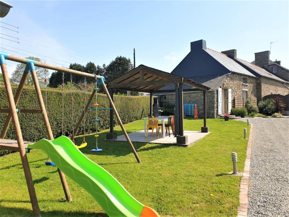 Charming Traditional 2-Bed Cottage Near Plémet Exterior foto